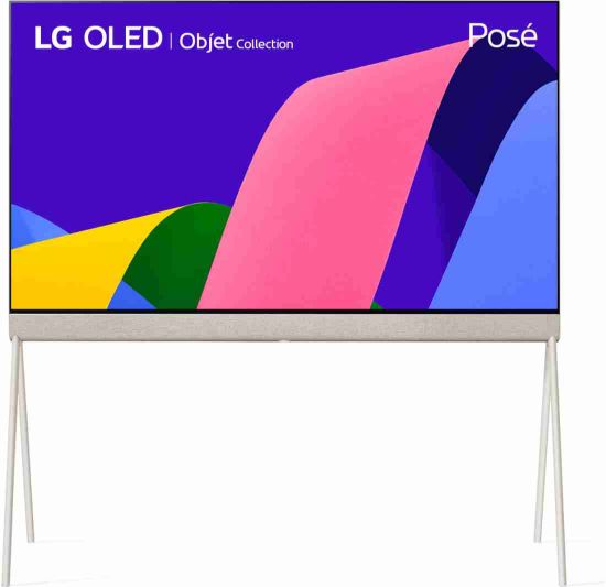 Picture of LG Pose Objet Collection 121 cm (48 inch) OLED Ultra HD (4K) Smart WebOS TV Alpha9 AI Processor 4K Gen5, Dolby Vision IQ, Dolby Atmos, 120 Hz Refresh Rate, Game Optimizer, Magic Remote Control, 5-Year Guaranteed with New OS Experience  (48LX1QPSA)