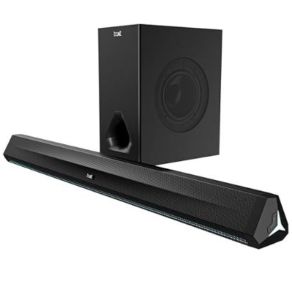 Picture of BoAt Aavante Bar 2050 with Wireless Subwoofer 160 W Bluetooth Soundbar  (Premium Black, 2.1 Channel)