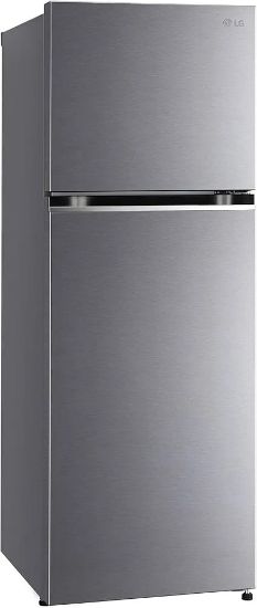 Picture of LG 322L, 2 Star, Smart Inverter Compressor, Dazzle Steel Finish, Frost-Free Double Door Refrigerator