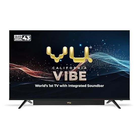 Picture of Vu 108cm (43 inches) Vibe Series QLED 4K Google TV 43VIBE24