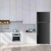 Picture of LG 322 L Frost Free Double Door 3 Star Refrigerator  (Ebony Sheen, GL-T342TESX)