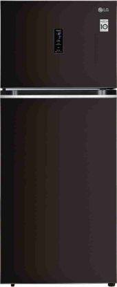 Picture of LG 398 L Frost Free Double Door 3 Star Convertible Refrigerator with Smart Inverter with Door Cooling+ Wi-Fi & Hygiene Fresh  (Russet Sheen, GL-T422VRSX)