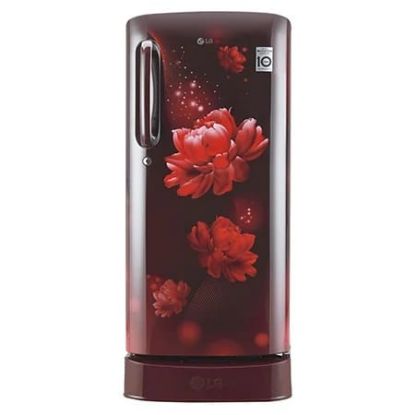 Picture of LG 224 L Direct Cool Single Door 4 Star Refrigerator with Smart Inverter Compressor, Humidity Controller & Moist 'N' Fresh  (Scarlet Victoria, GL-B241ARWD))