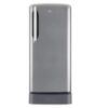 Picture of LG 201L, 5 Star, Smart Inverter Compressor, Smart Connect, With Base Stand Drawer, Shiny Steel Finish, Direct