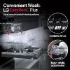 Picture of LG 14 Place Setting Free Standing Dish Washer with TrueSteam, QuadWash, EasyRack Plus, Wi-Fi Enabled (DFB424FM, Matte Black, Inverter Direct Drive Motor)