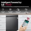 Picture of LG 14 Place Setting Free Standing Dish Washer with TrueSteam, QuadWash, EasyRack Plus, Wi-Fi Enabled (DFB424FM, Matte Black, Inverter Direct Drive Motor)