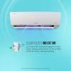 Picture of Lloyd 1.5 Ton 5 Star Inverter Split AC (5 in 1 Convertible, Anti Corrosion Coating, Copper, PM 2.5 Filter, 2024 Model, White with Chrome Deco Strip, GLS18I5FOGES