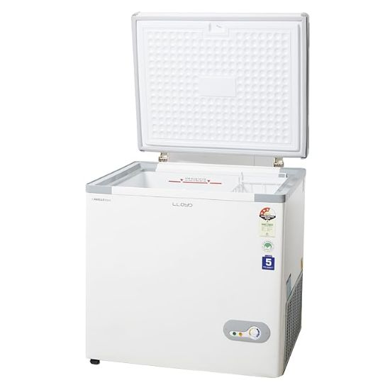 Picture of Havells Lloyd 200 Litre 3 Star Hard Top Single Door Convertible Deep Freezer, (2024 Model GLHT223CSV, White) (2024 200 Litre 3 Star)